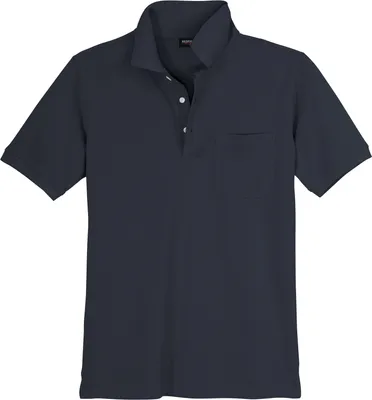 Produktbild von Piqué Poloshirt Übergröße dunkelblau Redfield Ralph