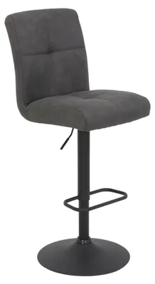 Productafbeelding van Hela kinderstoel, barstoel, hoge kinderstoel Leni, bekleding: microvezel, antraciet, comfortabel zitvlak