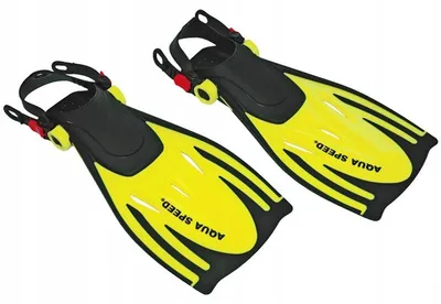 Produktbild von Aqua Speed WOMBAT junior Verstellbare Flossen Gelb Gr. 27-31