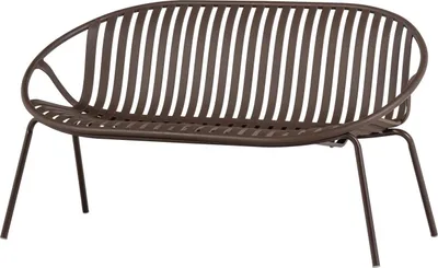 Produktbild von bruce garten 2-sitzer bench pp/metal lila/brown