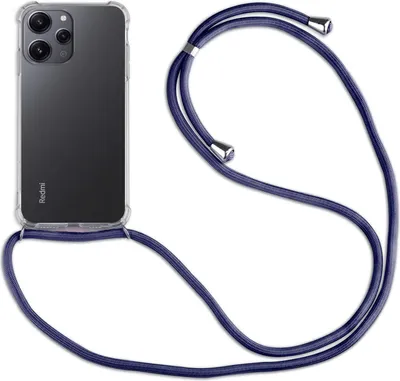 Produktbild von Handykette für Xiaomi Redmi 12 Handyhülle mit Band Case Hülle mit Kordel Hand Blau