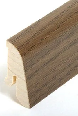 Produktbild von Sockelleiste Echtholzfurnier 19 x 38 x 2500 mm Eiche Echtholzfurnier Fußleiste furniert by PROVISTON 12.5 Meter | 5 Stück