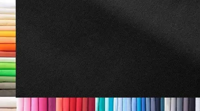 Immagine prodotto di Jersey nero XXL, 96% cotone, 1 m