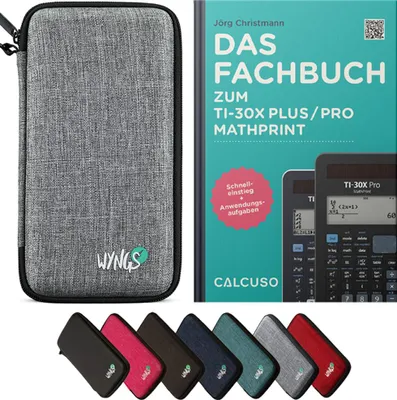 Produktbild von CALCUSO Zubehör Standardpaket Hellgrau kompatibel für Taschenrechner TI-30X Plus/Pro Mathprint