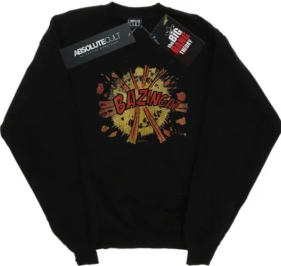 Produktbild von The Big Bang Theory - "Bazinga" Sweatshirt für Herren BI10726 (L) (Schwarz)