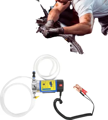 Obrázek produktu pro Olejové čerpadlo, 100 W, kompatibilní s napájením 12 V, průtok 0,22–0,88 gal/min, odolný materiál, kompaktní design