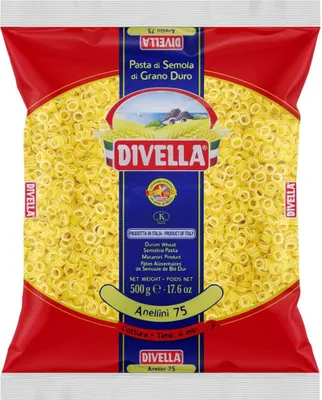 Produktbild von 24x Divella Pasta Anellini N.75 500g