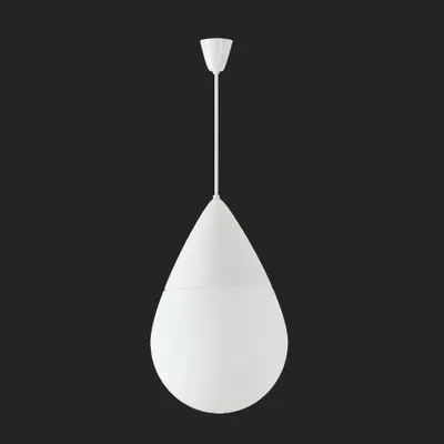 Image de OSMONT DAN63065 DANAE S luminaire suspendu en verre blanc IP40 3000 K 2x20/9W LED