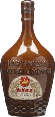 Produktbild von Jadwiga Poltorak Honig (Eineinhalber) 0,5L im Steinzeuggefäß | Met Honigwein Metwein Honigmet | 500 ml | 16% Alkohol | Apis | Geschenkidee | 18+