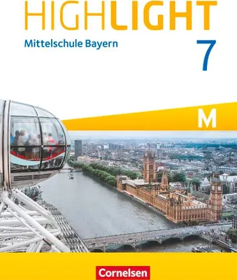 Produktbild von Highlight 7. Jahrgangsstufe - Mittelschule Bayern - Für M-Klassen - Schülerbuch