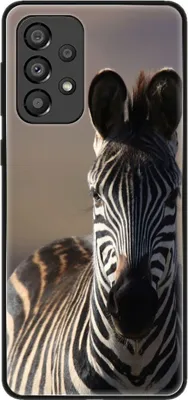 Produktbild von König Design Hülle kompatibel mit Samsung Galaxy A33 5G Kunststoff Soft Handyhülle - Handy Case Zebra