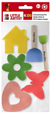 Image de Marabu 0318000000012 Marabu Little Artist Stempel Malschwämme