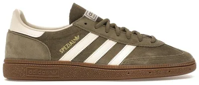 Image de Adidas Handball Spezial, couleur Olive White – 3,5 UK - 36 EU - 4 US / Olive White