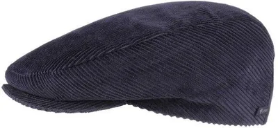 Productafbeelding van Flatcap van Katoen - Uni - Maat 49-61 cm - Blauw