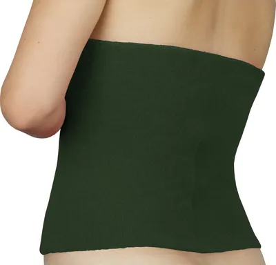 Produktbild von wobera Angora Nierenwärmer oder Leibwärmer für Damen und Herren, kräftige Ausführung (Gr.XL, Farbe: jägergrün)
