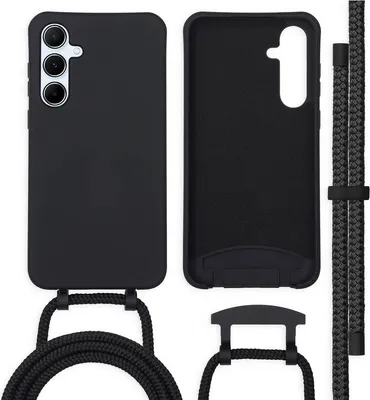 Produktbild von imoshion Color Backcover mit abtrennbarem Band Samsung Galaxy A55 - Schwarz