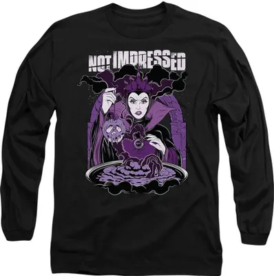 Obrázek produktu pro Disney Villains - Tričko "Not Impressed" pro muže/dámy Uni TV14754 (M) (Black)