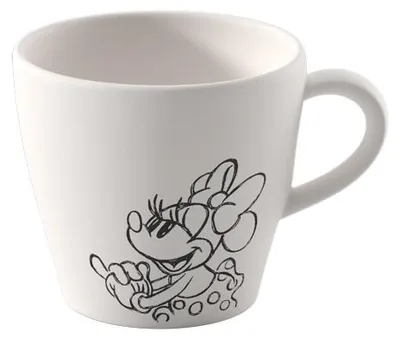 Image de Villeroy & Boch Manufacture - Ensemble de petit-déjeuner Mickey Mouse, 8 pièces pour 2 personnes, blanc