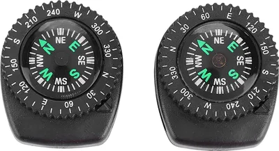Immagine prodotto di Bussola a scorrimento, orologio intelligente 2pcs portatile downforce -band -slip per kit di sopravvivenza all'aperto campeggio barca