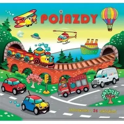 Immagine prodotto di Pojazdy. Kolorowanka z 24 naklejkami - praca zbiorowa