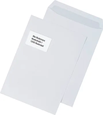 Image de Pochettes d'expédition MAILmedia DIN C4 avec fenêtre blanc 100 pcs.