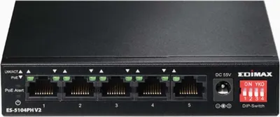 Immagine prodotto di Switch EDIMAX 5x FE ES-5104PH V2 (4xPOE)