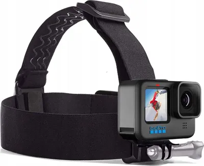 Obrázok produktu pre Držiak na prilbu s popruhom na hlavu pre akčné kamery GoPro DJI SJCAM POCKET