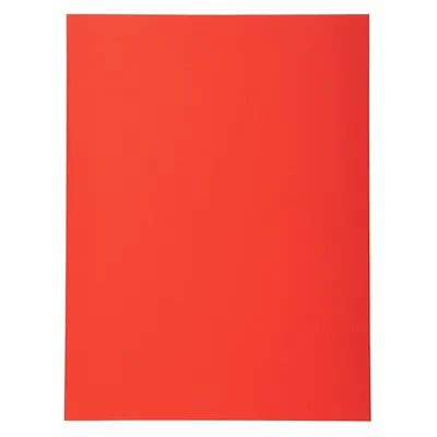 Image de Paquet de 100 chemises en carton recyclé 250g Foldyne Forever, pour format A4 rouge
