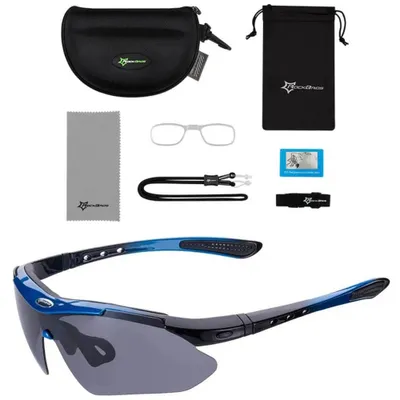 Produktbild von Rockbros Fahrradbrille 10134Pl Polarisiert - Blau
