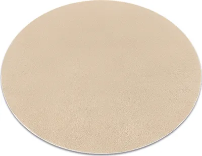 Produktbild von Modern Waschteppich LINDO Kreis beige, rutschfest, zottelig beige Kreis 60 cm