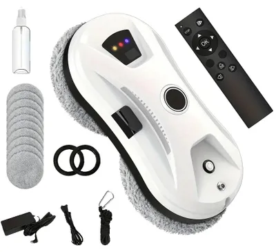 Produktbild von Roboter-Fensterreiniger, Ultraschall-Spray, Starke Saugkraft, 5600Pa, EU-d, Ja-d