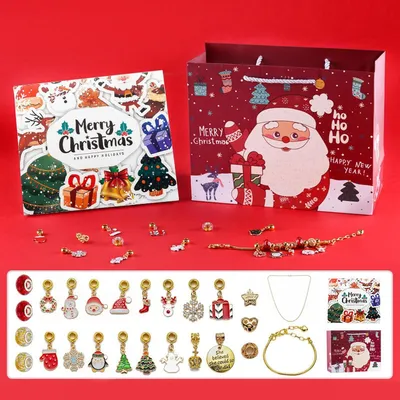 Produktbild von Weihnachts-Adventskalender šC Schmuck-Bastelset šC Weihnachts-Countdown-Blindbox šC Weihnachtsš¹berraschung