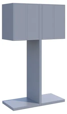 Produktbild von Briefkastenanlage Hermes Clone for Four in Grau Metallic