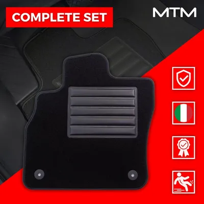 Produktbild von MDM SP-274 Fußmatten Velours Autoteppich passend für BMW 1er (F20/F21) (auch X-D