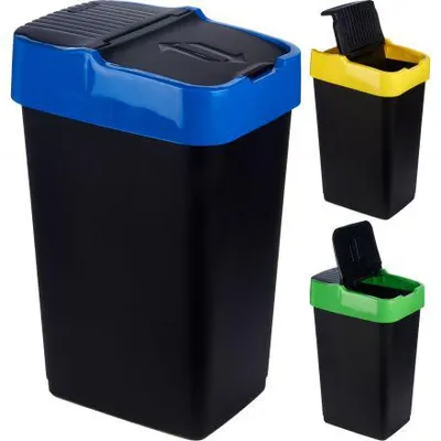 Obrázek produktu pro Heidrun Odpadkový koš Push&Up "recyklace" 18l