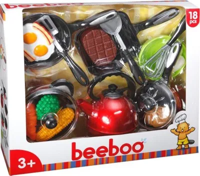 Zdjęcie produktu dla Beeboo Kitchen cooking pot set, Kuchnia, 2 lat(a), Wielobarwny