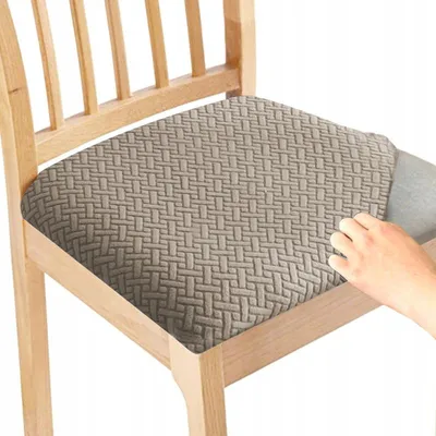 Obrázok produktu pre Elastický žakárový poťah 40x40cm sivo-béžový