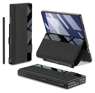 Immagine prodotto di Per Samsung Galaxy Z Fold7 5G GKK Cover integrata con supporto per penna al carbonio