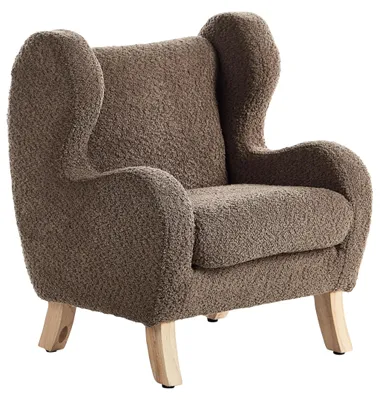 Productafbeelding van Kinderfauteuil met Armleuningen in Bruin Bouclé