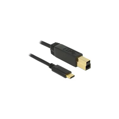 Image de Delock 83674 DELOCK Kabel USB 3.1 Gen2 C > B 0.5m schwarz