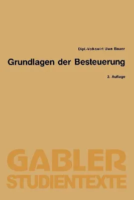 Produktbild von Grundlagen der Besteuerung