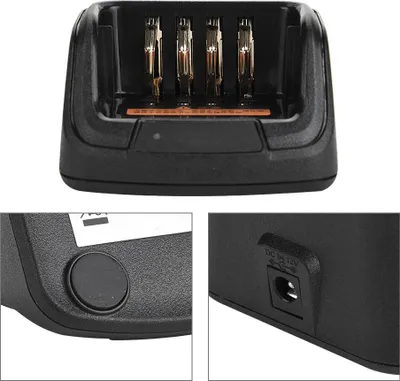 Image de Station de recharge pour batterie radio pour talkie-walkie Hytera HYT Chargeur de batterie 12 V CC 1 A 850 mAh