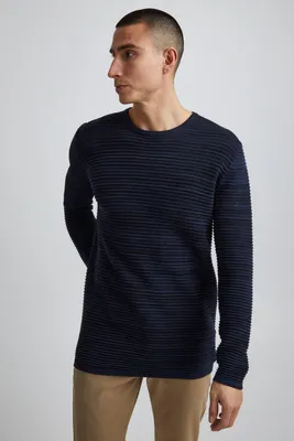 Produktbild von !Solid SDStruan Herren Strickpullover Feinstrick Pullover mit Rundhalsausschnitt und Struktur Strick