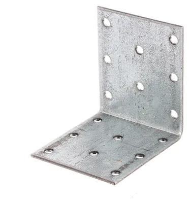 Immagine prodotto di Alberts 820268 Staffa in lamiera forata, zincata sendzimir, 60 x 60 x 50 mm, set da 50