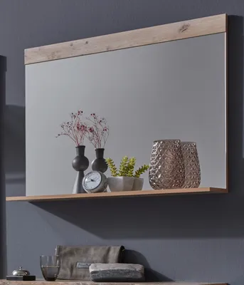 Produktbild von trendteam Garderobe Spiegel TailorIndy Pale Wood NB/Matera NB 90 x 69 x 16 cm