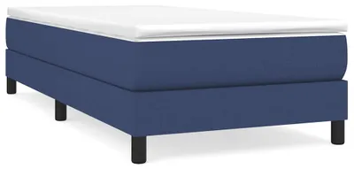 Obrázek produktu pro vidaXL Boxspring rám postele modrý 80x200 cm látka