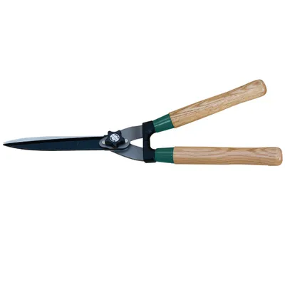 Produktbild von Heckenschere Wellenschliff mit Holzgriffen