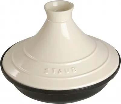 Produktbild von Staub Tajine 20cm rund cream, Gusseisen