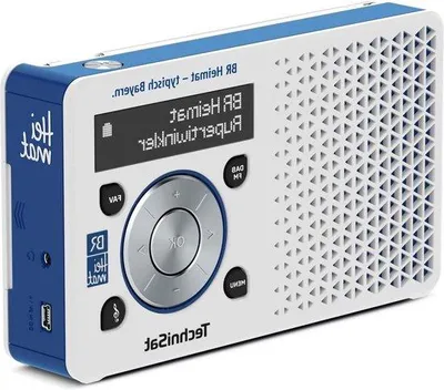 Immagine prodotto di Radio digitale DAB - portatile - bianco/blu