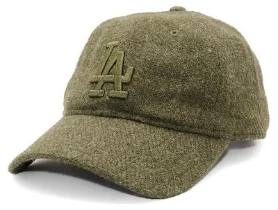 Immagine prodotto di Cappellino New Era - 9TWENTY MLB Harris Tweed - Los Angeles Dodgers - Verde oliva